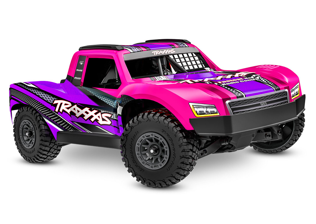 Traxxas Mini Slash 4x4 RTR TQ BL-2s Rosa - USB-C Laddare / 2s LiPo - 2