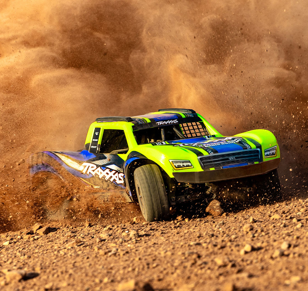 Traxxas Mini Slash 4x4 RTR TQ BL-2s Gul - USB-C Laddare / 2s LiPo - 3