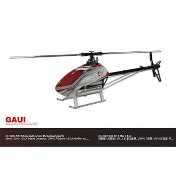 GAUI NX4 Byggsats Heli Nitro, Inkl. Rotorblad