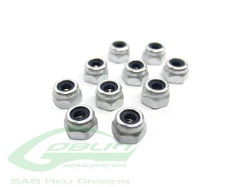 METRIC HEX NYLON NUT M4 H5 HC212-S