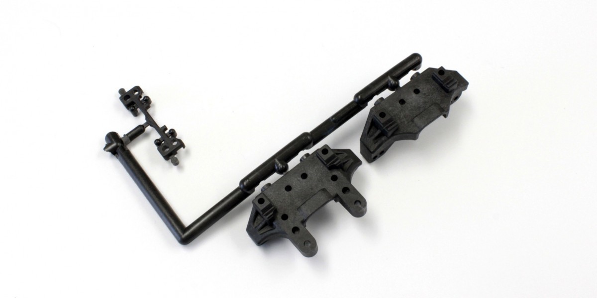 Kyosho UMW736 REAR BULK HEAD RB6.6-RB7 (MID) CARBON COMPOSITE