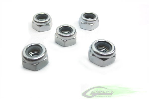 Metric hex locknut Nuts M5 H4,8 - Goblin 630/700/770 (5pcs) [HC218-S]