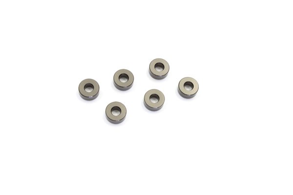 Kyosho W0143GM Anodized Washer 3x7x3mm (6) - Gun Metal