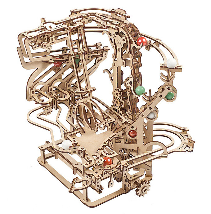 Ugears Marble Run Chain Hoist