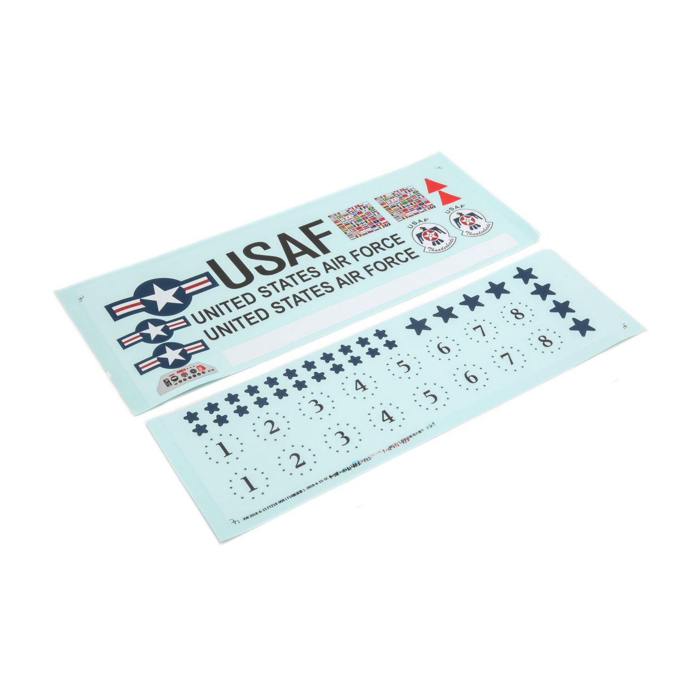 E-flite Decal Set: F-16 Thunderbird 70mm EDF