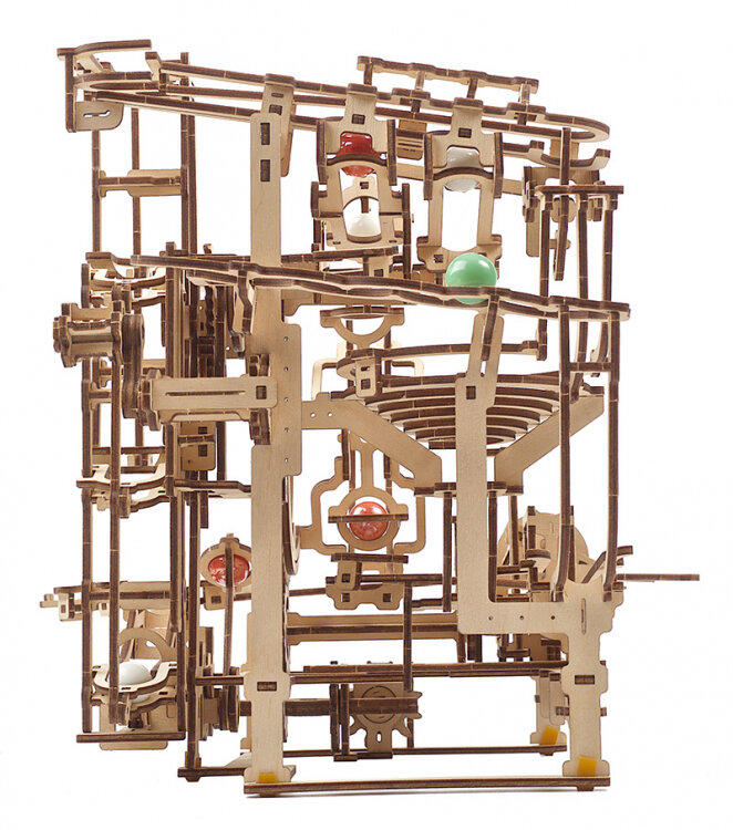 Ugears Marble Run Stepped Hoist - 9