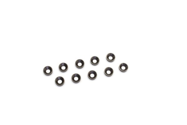 Kyosho W0146GM M3 Flat Head Washer (10) Gun Metal