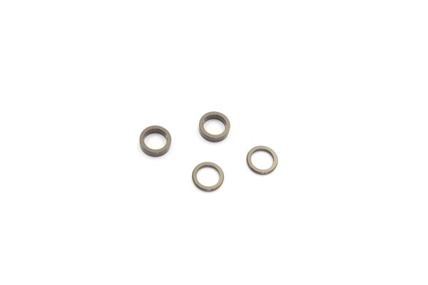 Kyosho W0149GM Aluminium Collar 5x7x1mm (2) - Gun Metal