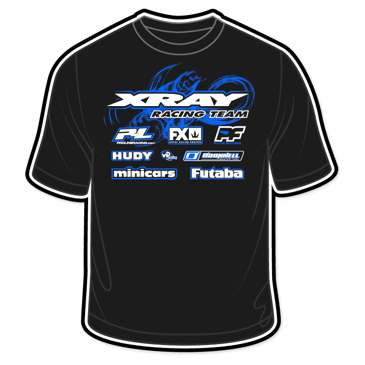 XRAY T-shirt XL Svart Minicars/XRAY 2014