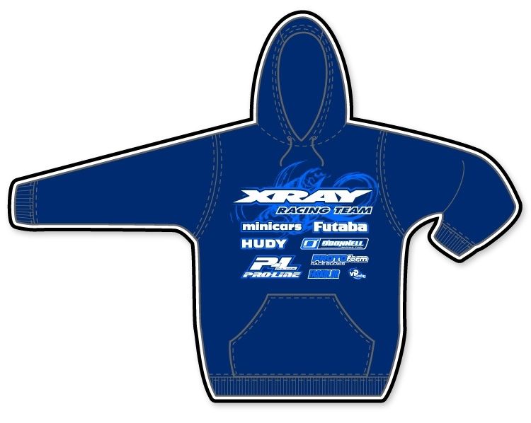XRAY Hoodtröja XXL Blå Minicars/XRAY - 2