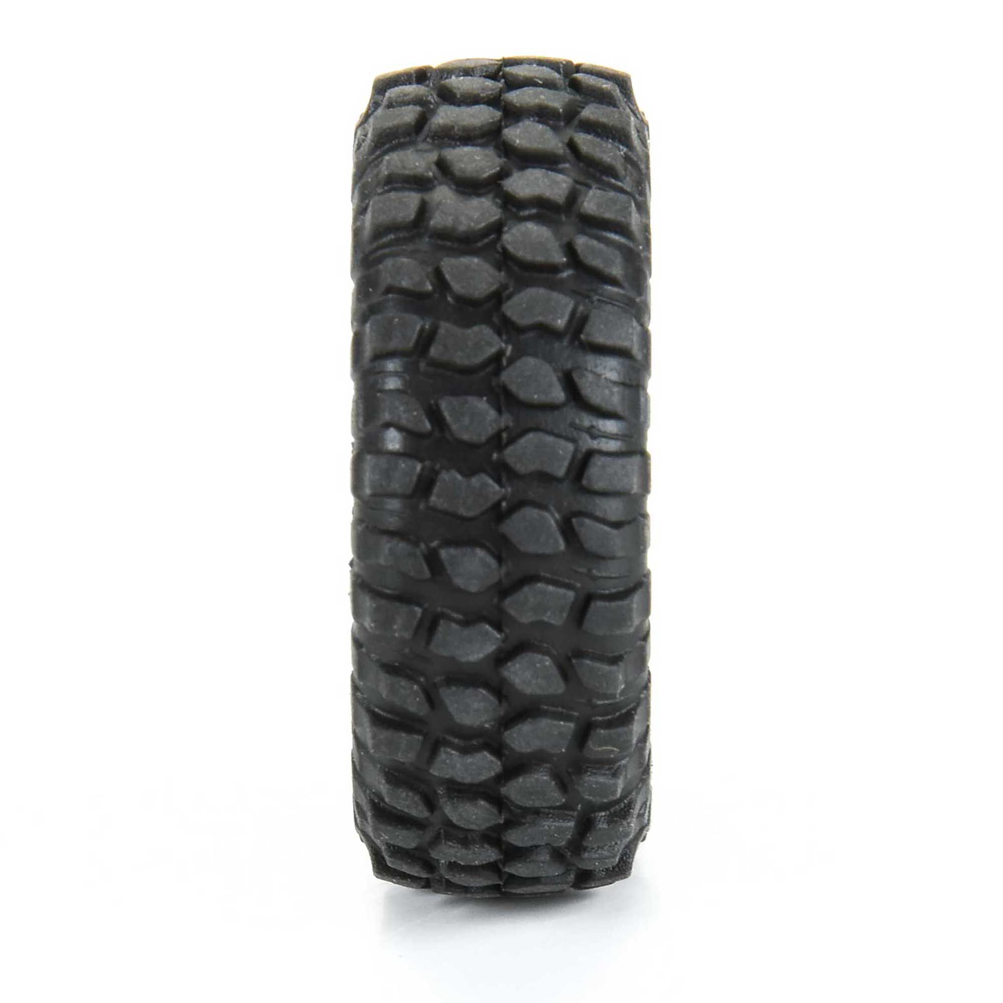 Pro-Line PRO1030610 1/30 BFG Crawler T/A KX, monterade fram/bak, svarta, Icon Nuevo (4 st) för Axial SCX30 - 4
