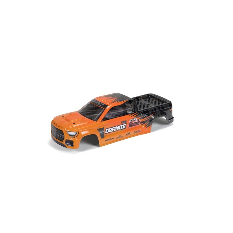 Arrma ARA402343 GRANITE 4X2 Painted Decaled Trimmed Body Org/Blk