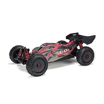 Arrma ARA406120 Body Painted w/Decals Typhon 6S Black/Red