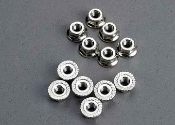 Traxxas 2744 Mutter Fläns M3 Silver (12)