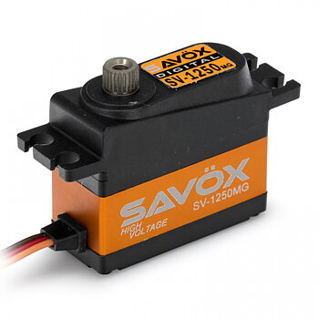 Savöx SAV-SV1250MG SV-1250MG Servo 8Kg 0,095s HV Alu Coreless Metalldrev Mini*