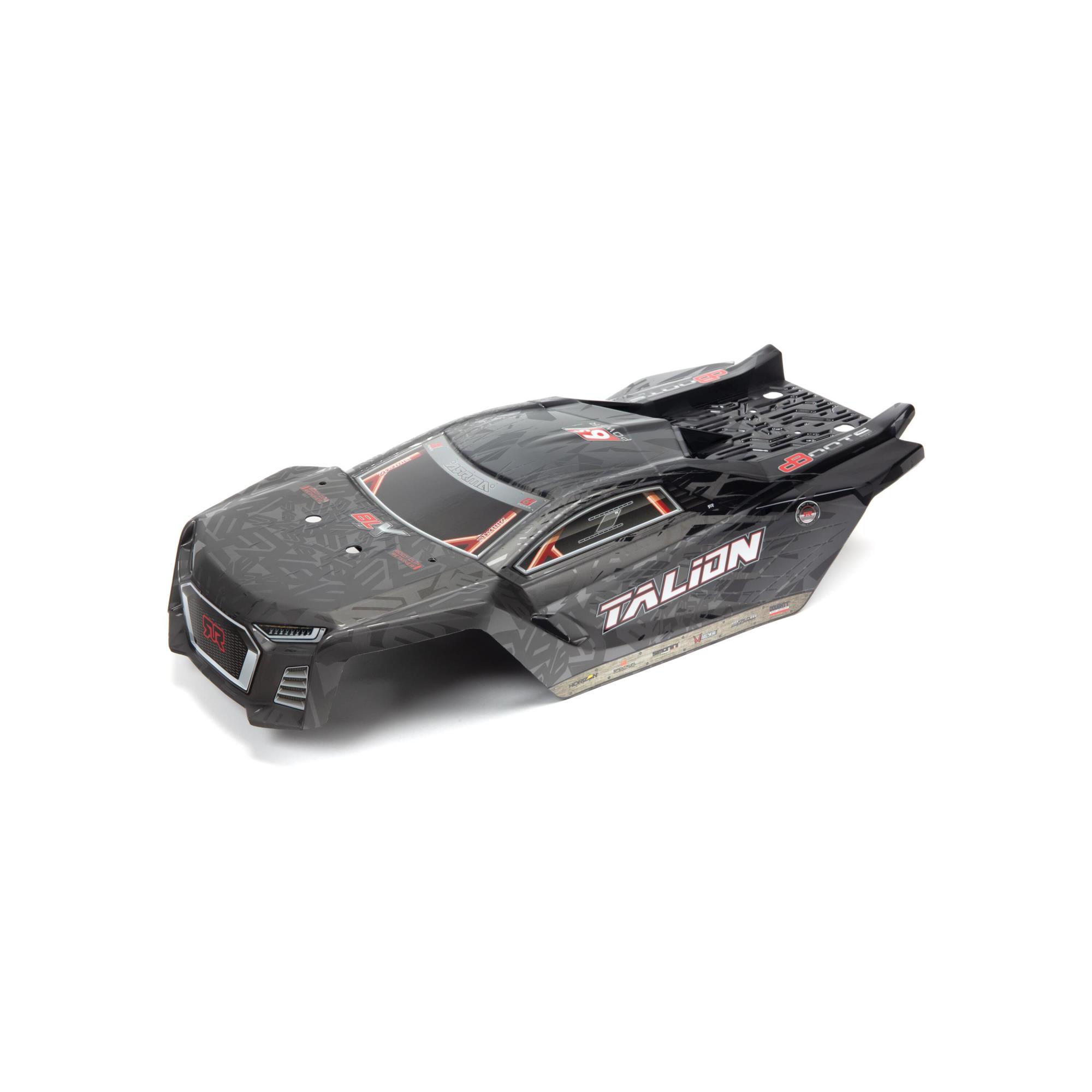 Arrma ARA406161 Talion 6S Blx Painted Decaled Trimmed Body Black