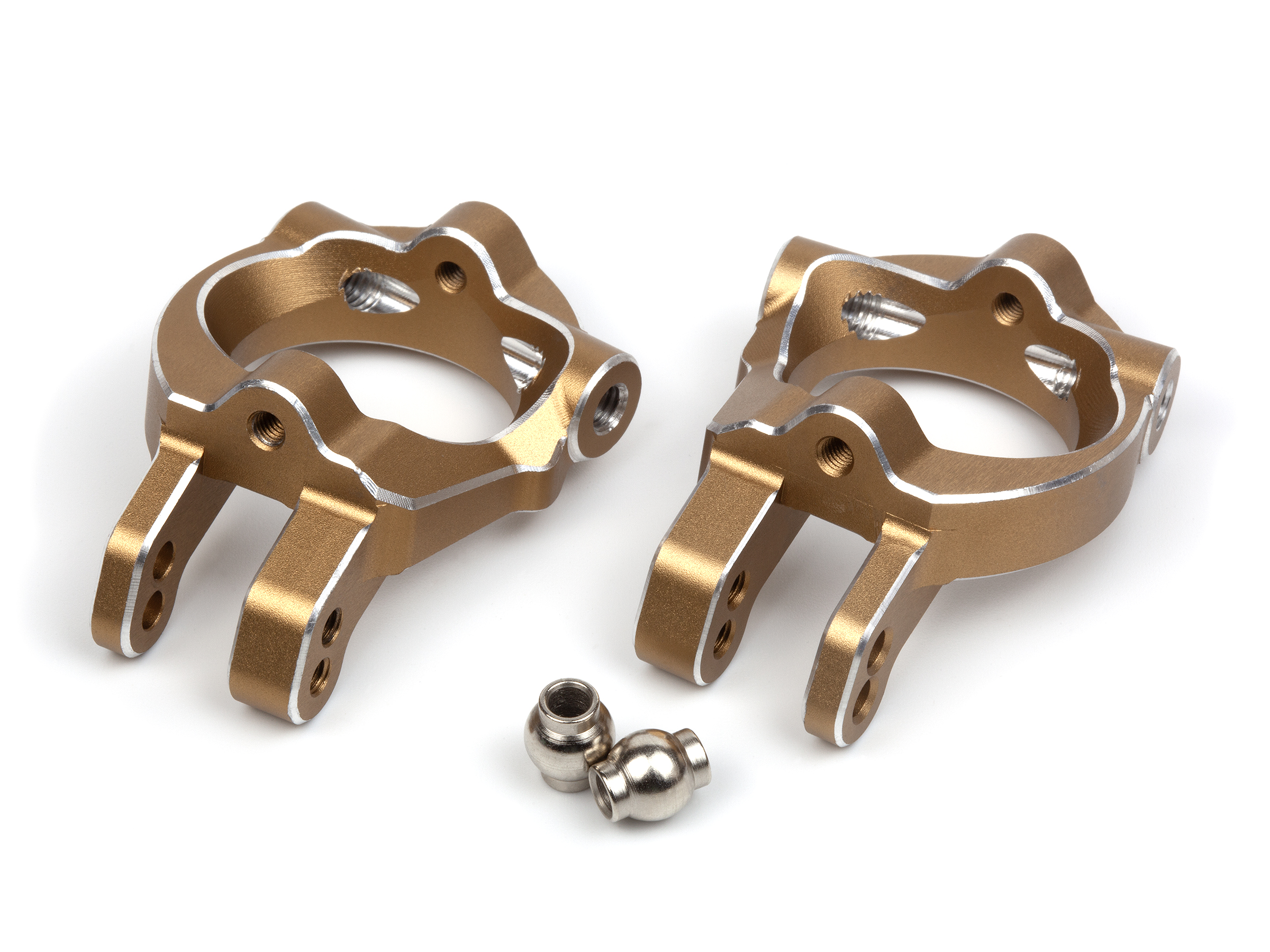 Maverick RC MV150481 Aluminium C-Hub Set (Gold/Left/Right)