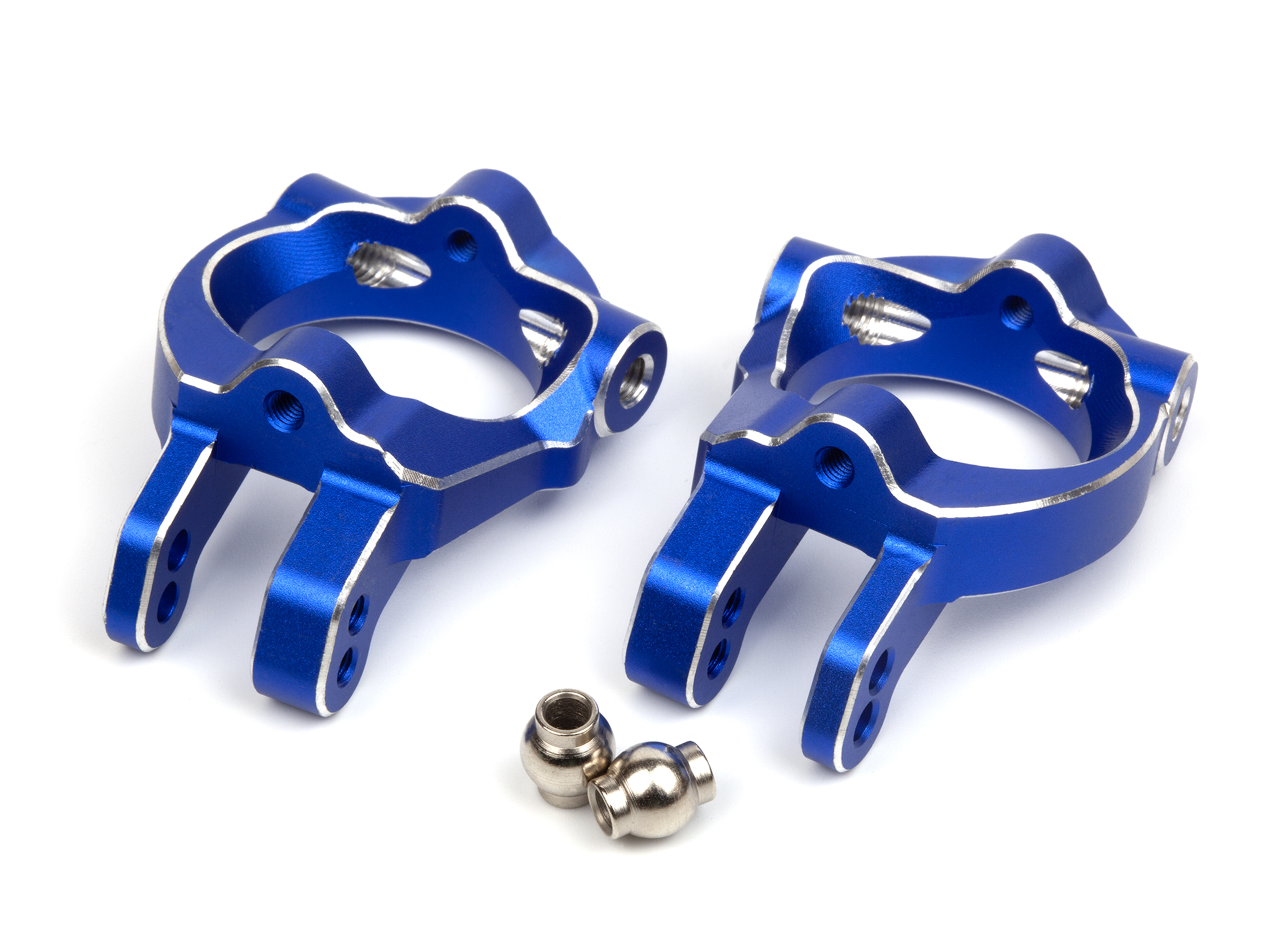 Maverick RC MV150483 Aluminium C-Hub Set (Blue/Left/Right)