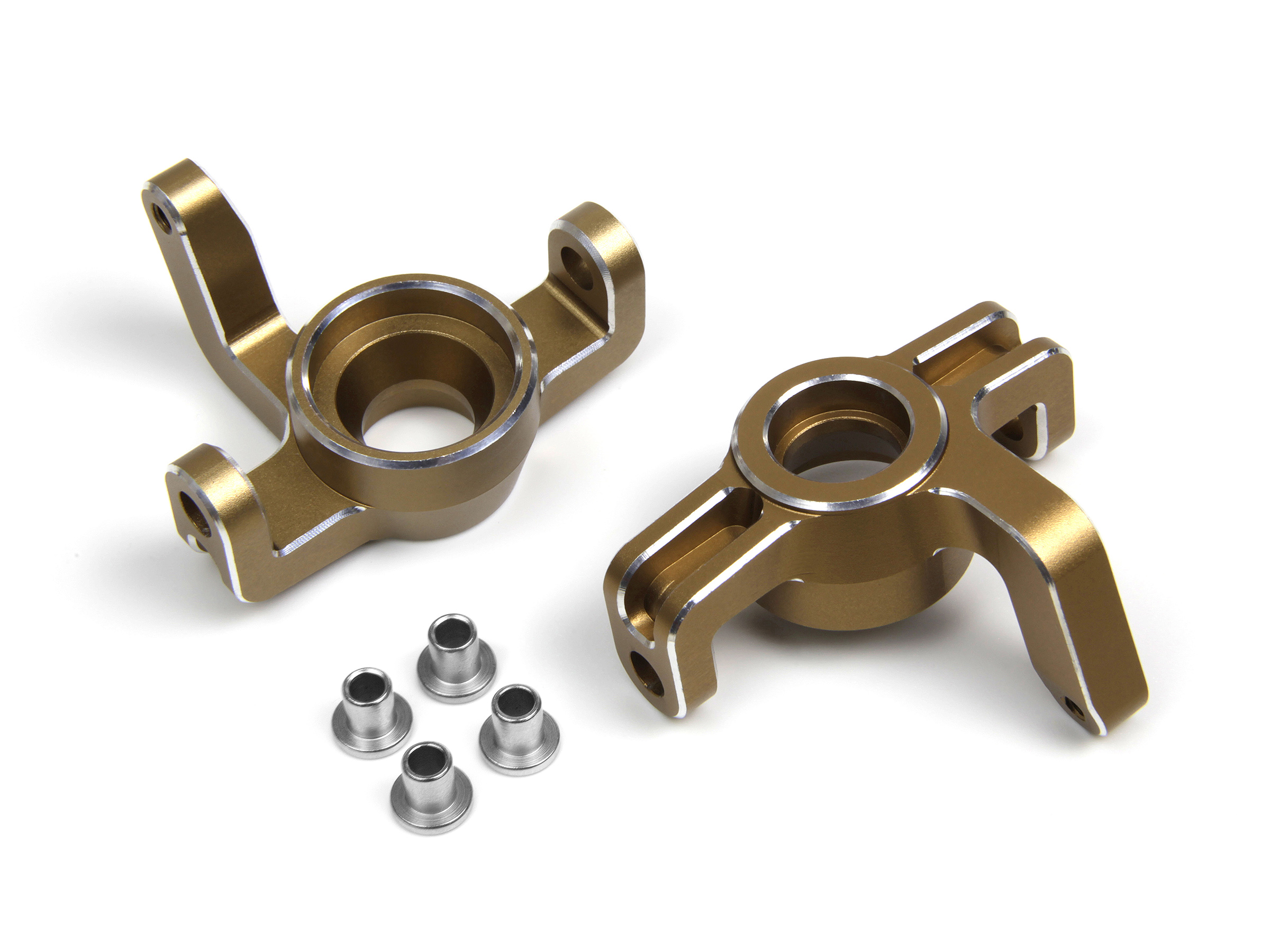 Maverick RC MV150484 Aluminium Steering Spindle Set (Gold/Left/Right)