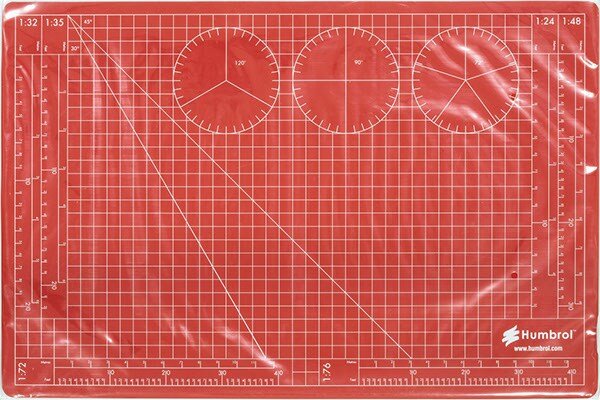 HUMBROL AG9157A Cutting mat A3 Red