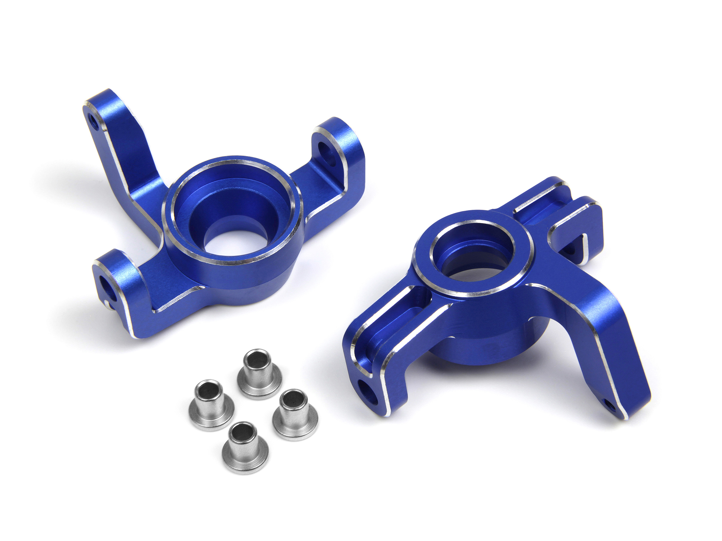 Maverick RC MV150486 Aluminium Steering Spindle Set (Blue/Left/Right)