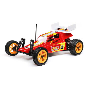 Losi Mini JRX2 Brushed 2WD Buggy 1/16 RTR Röd