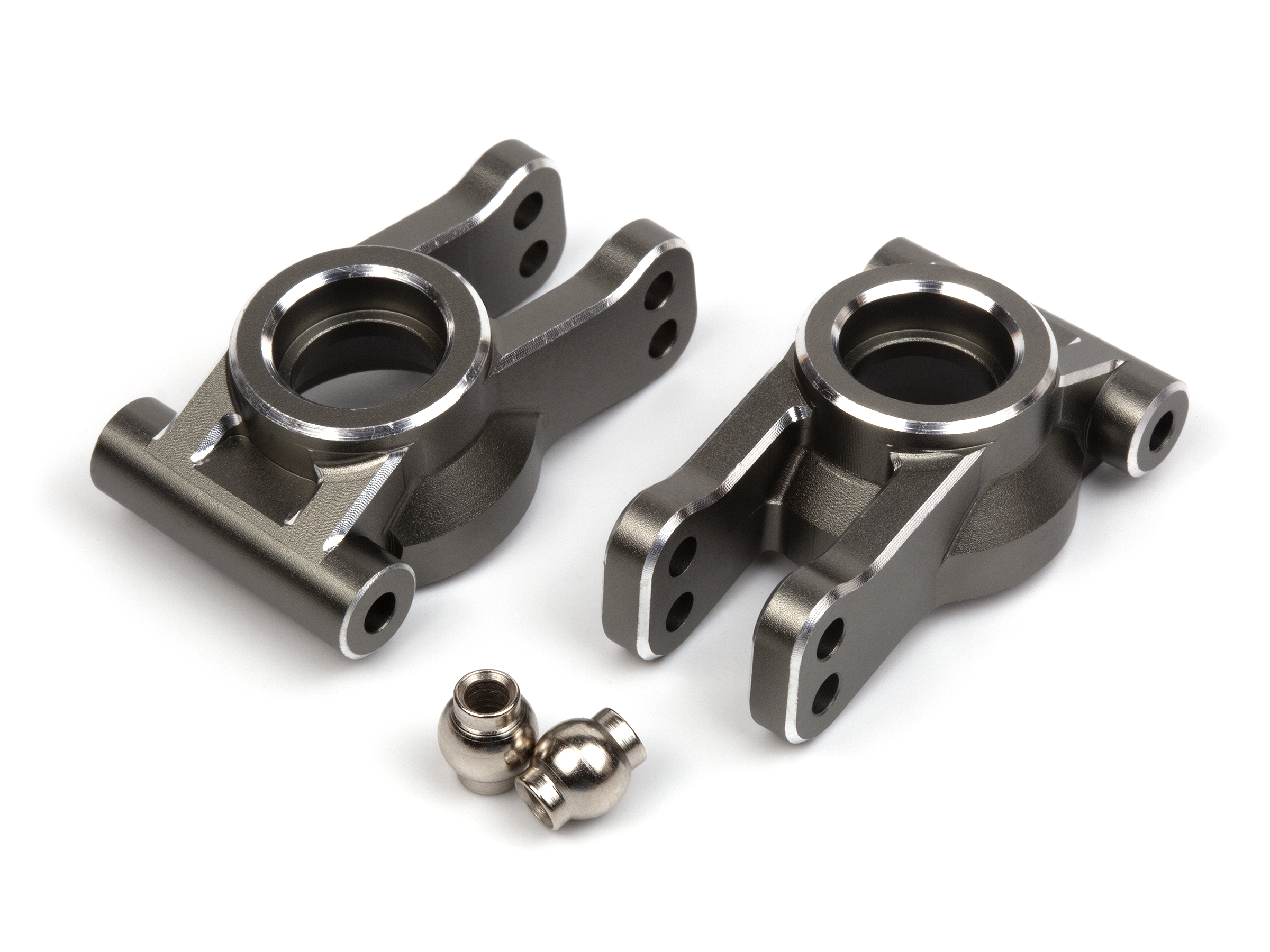 Maverick RC MV150488 Aluminium Rear Hub Set (Grey/2pcs)