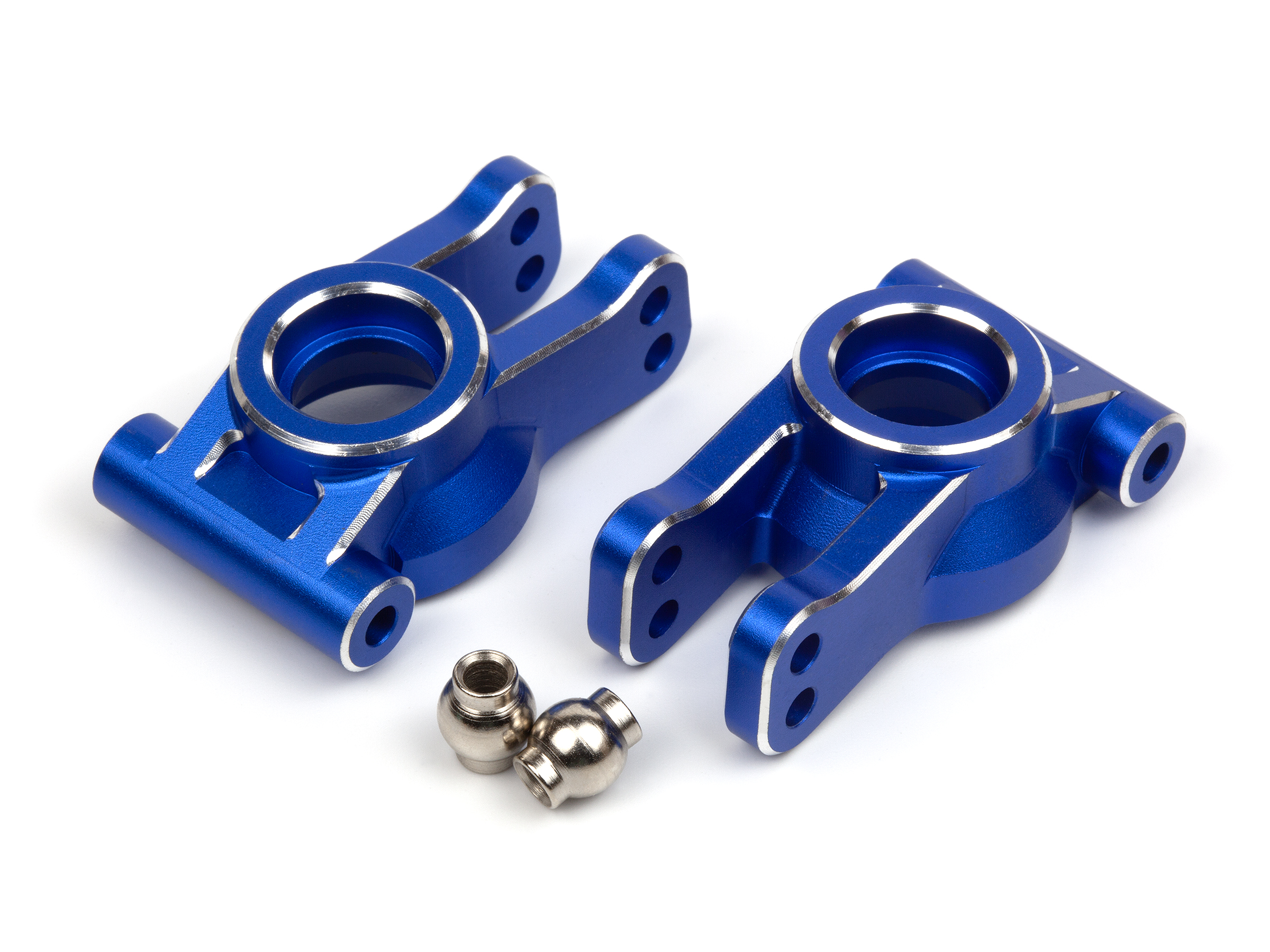 Maverick RC MV150489 Aluminium Rear Hub Set (Blue/2pcs)