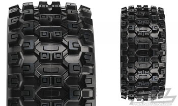 Pro-Line PL10131-13 Däck & Fälg Badlands MX43 Pro-Loc/ Impulse X-Maxx (2)