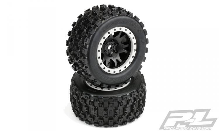 Pro-Line PL10131-13 Däck & Fälg Badlands MX43 Pro-Loc/ Impulse X-Maxx (2) - 4