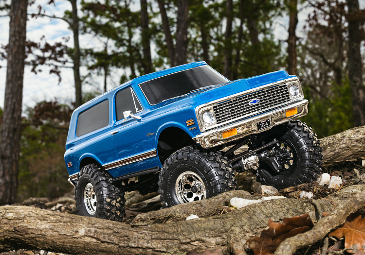 Traxxas TRX-4 Crawler 1972 Blazer High Trail Blå RTR - 3