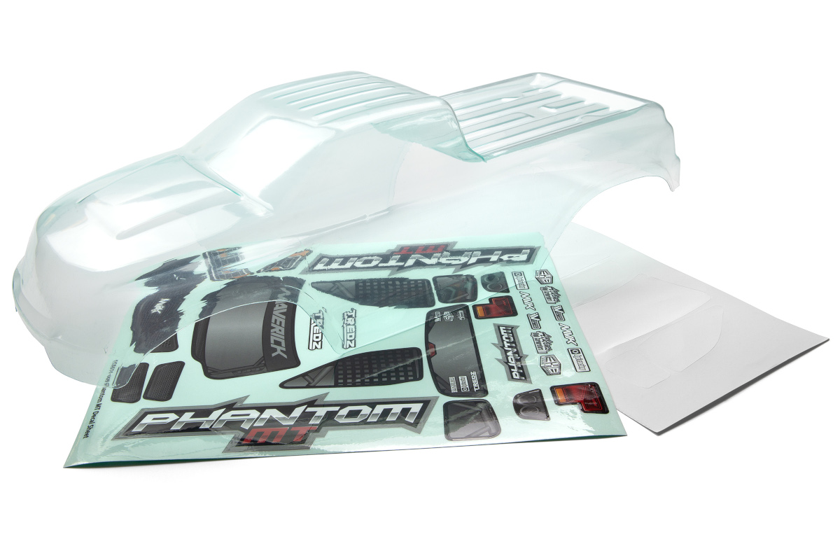 Maverick RC MV150611 Clear Polycarbonate Body Phantom MT