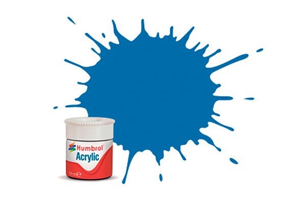 Humbrol 52 Acrylic Baltic Blue 14ml - Metall
