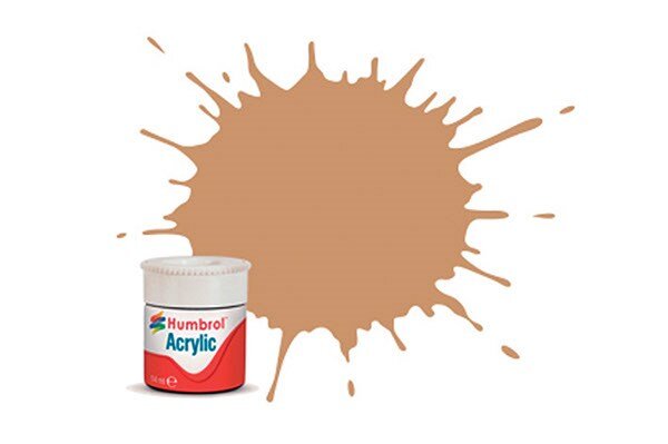 Humbrol 94 Acrylic Brown Yellow 14ml - Matt