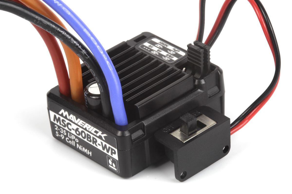 Maverick RC MV150624 MSC-60BR-WP Waterproof ESC With XT60 Plug 60A