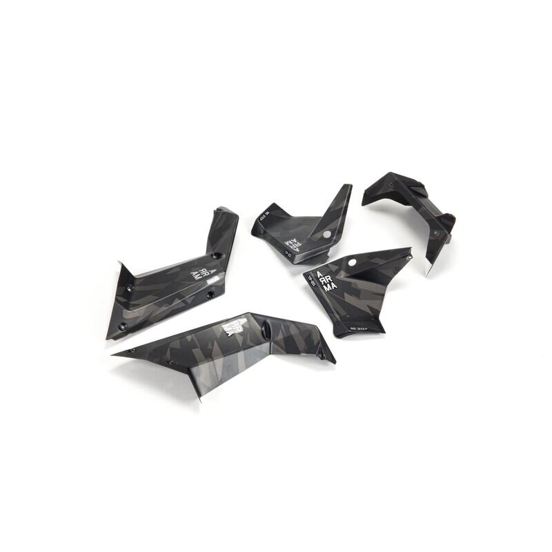 Arrma ARA411018 FIRETEAM Guard Set Painted Black Camo