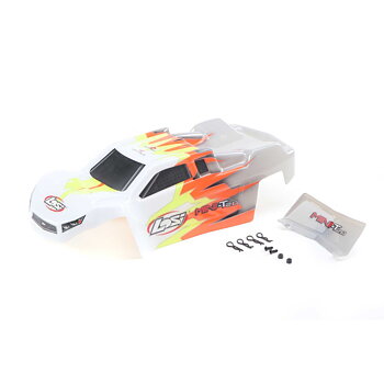 Losi LOS210015 Body, Gray/White: Mini-T 2.0