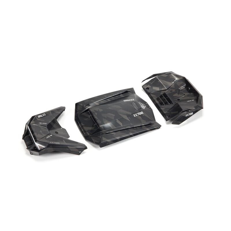 Arrma ARA411023 FIRETEAM Exterior Body Panels Painted Black Camo