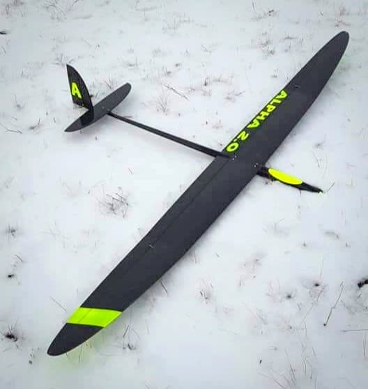 Alpha 2.0m F5J Superlite Black Yellow - 2