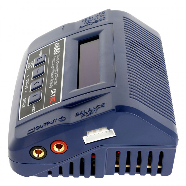 SkyRC e680 Laddare LiPo/LiFe/LiHV, NiMH 80W 240VAC - 3