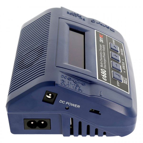 SkyRC e680 Laddare LiPo/LiFe/LiHV, NiMH 80W 240VAC - 2