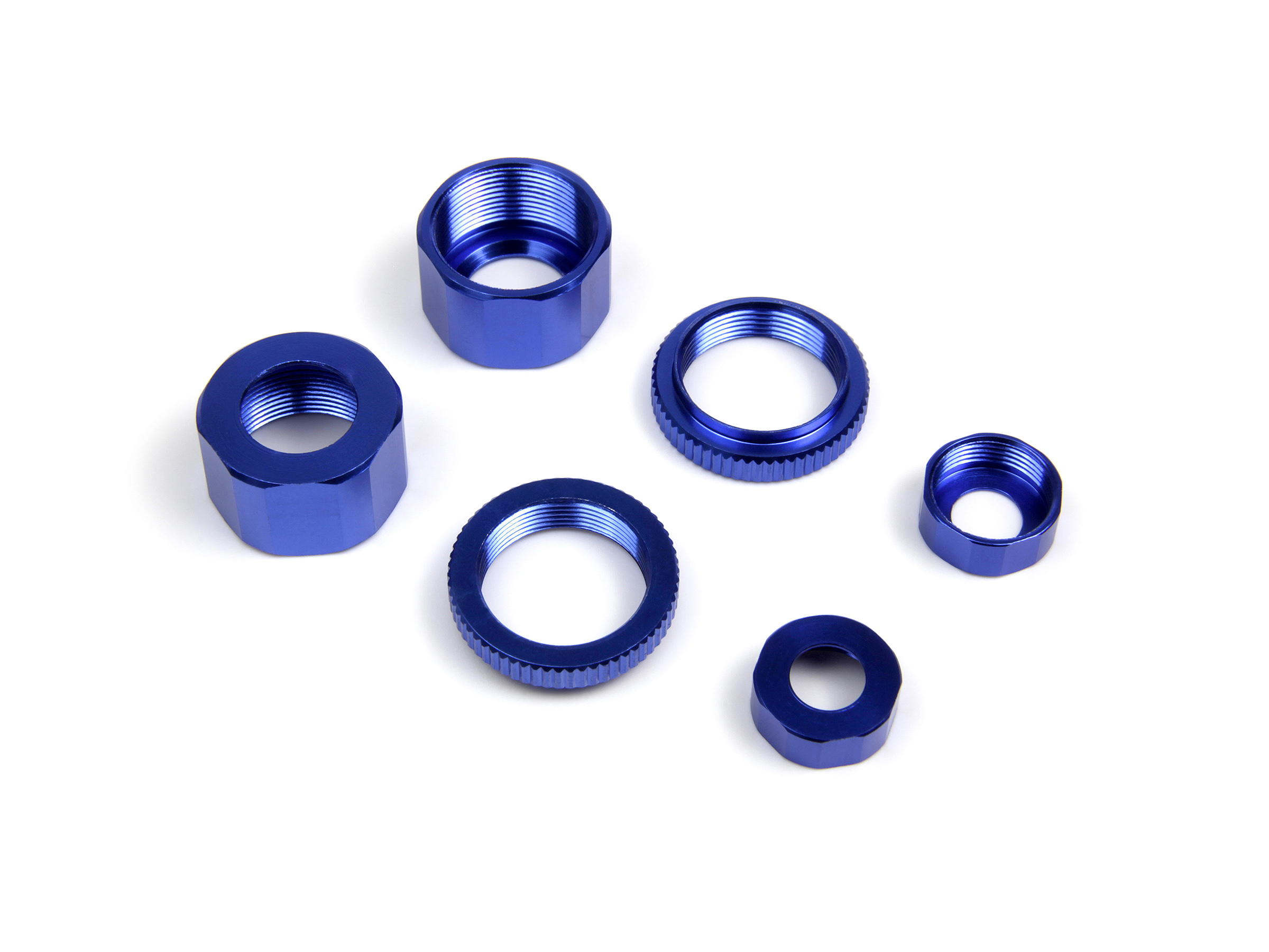 Maverick RC MV150670 Shock Cap Set (Blue)