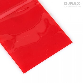 DynoMAX B9222 Krympslang Röd Transparent D41/B64mm x 1m