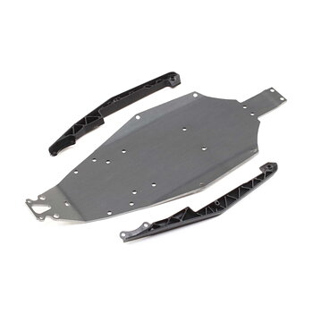 Losi LOS211019 Chassis & Mud Guards: Mini-T 2.0
