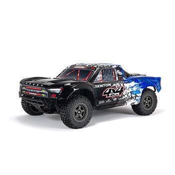 Arrma Senton 4x4 3S BLX Borstlös 1/10 4WD SC Blå