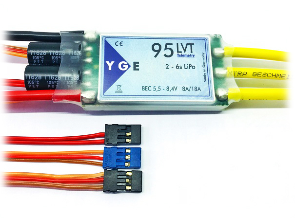 YGE 95LVT 2-6S BEC 5.5-8.5v