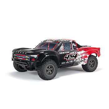 Arrma Senton 4x4 3S BLX Borstlös 1/10 4WD SC Röd