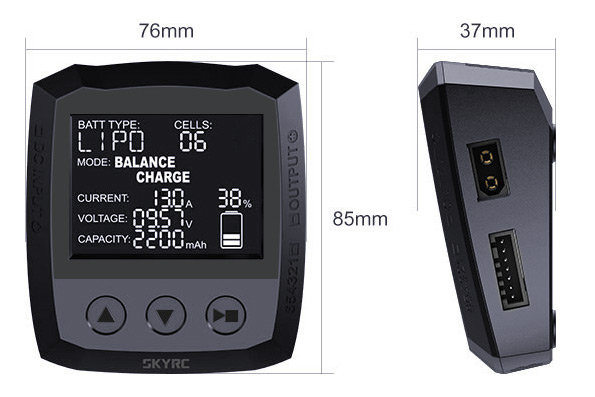 SkyRC B6 Lite laddare 13A, LiPo/LiFe/LiHV, NiMH 12VDC - 2