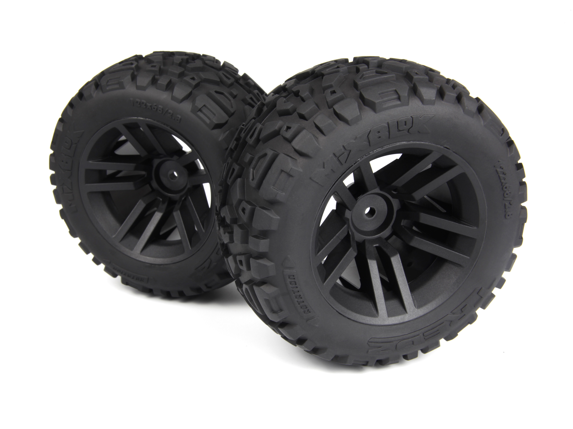 Maverick RC MV150683 Mounted MixBlok Tire on XT Wheel (Black/2pcs)
