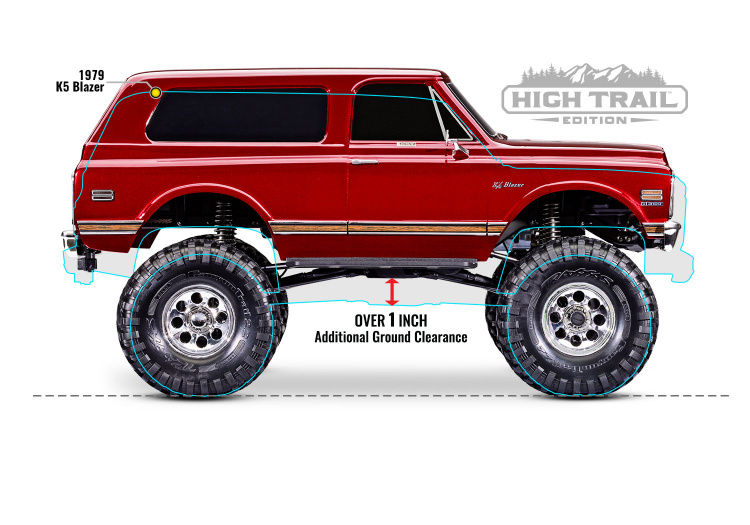 TRX-4 Crawler 1972 Blazer High Trail Red RTR - 19